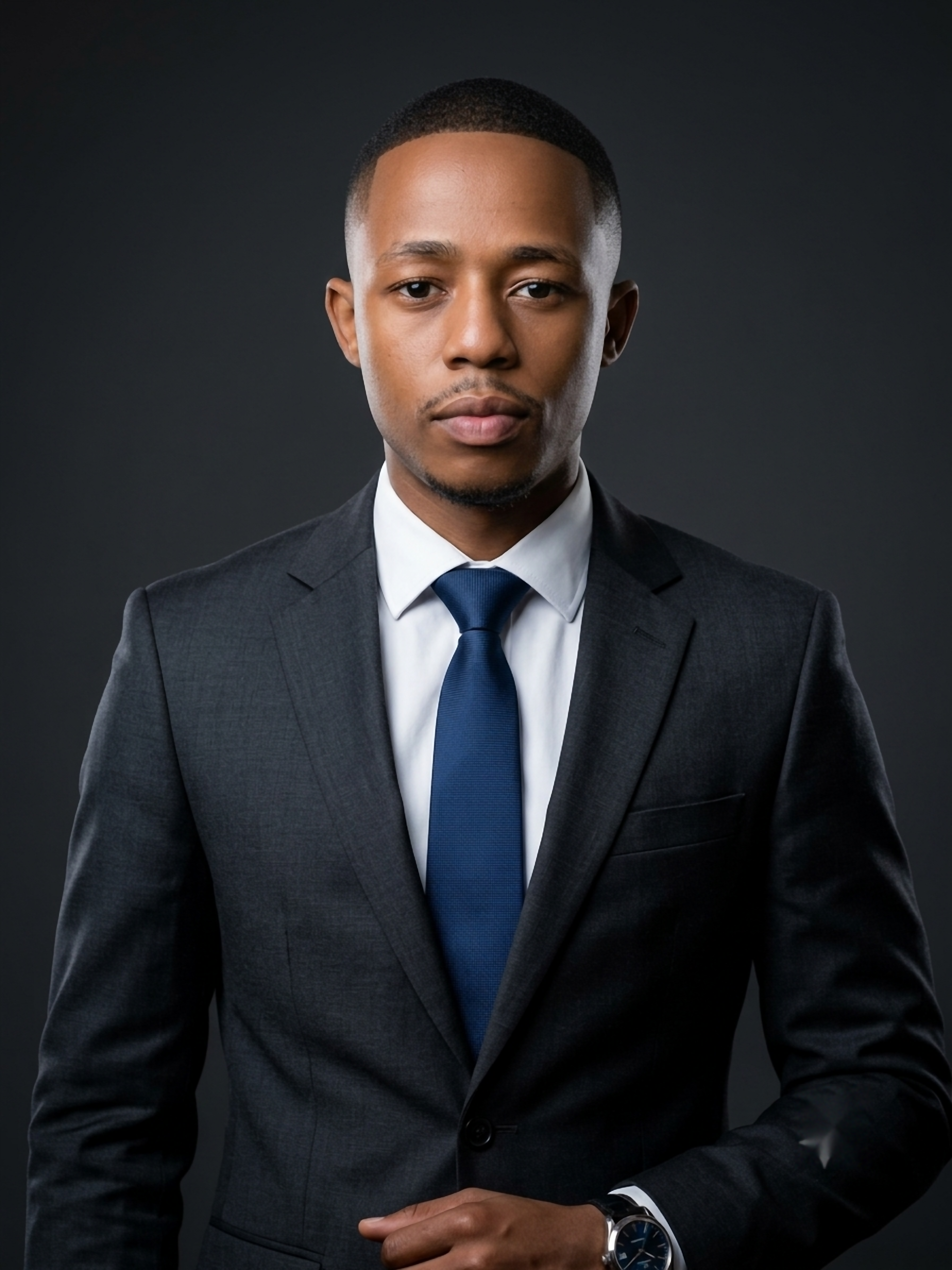 Portrait of Katlego Baitshenyetsi, founder and Chief Executive Officer of RufaroTech